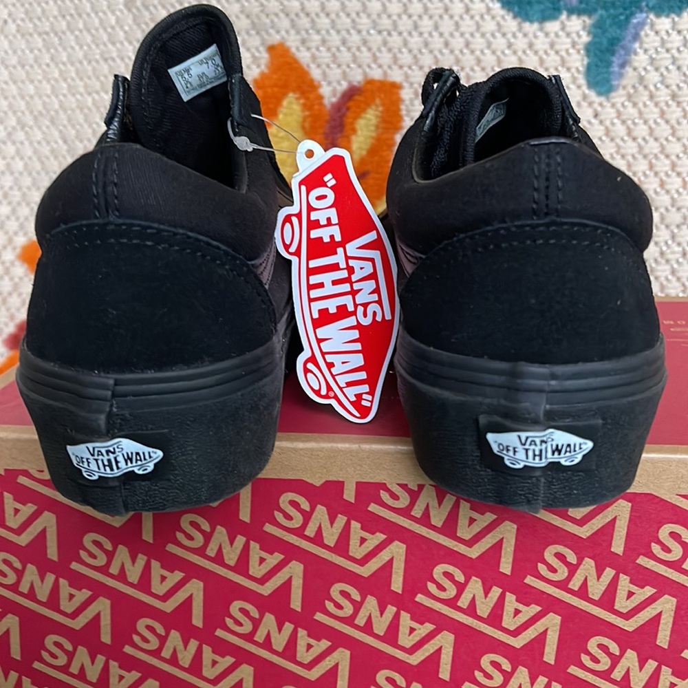 Vans Old School Platforms Black/Black WMNS - Picture 14 of 16